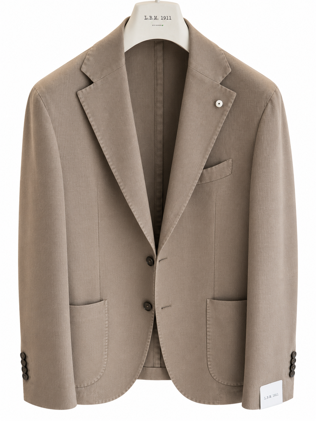 L.B.M. 1911 — Giacca in cotone garment dyed tabacco