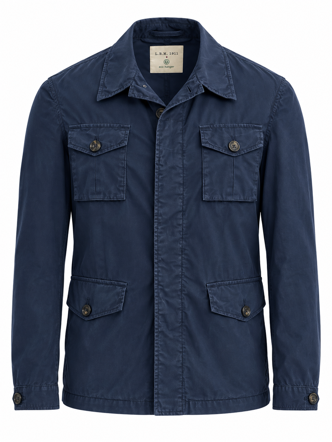 L.B.M. 1911 — Field jacket in tela paracadute blu navy