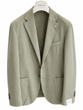 L.B.M. 1911 — Giacca in lyocell, lino e cotone verde salvia