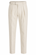 Berwich — Pantalone Chiaia Legacy in cotone stretch spinato