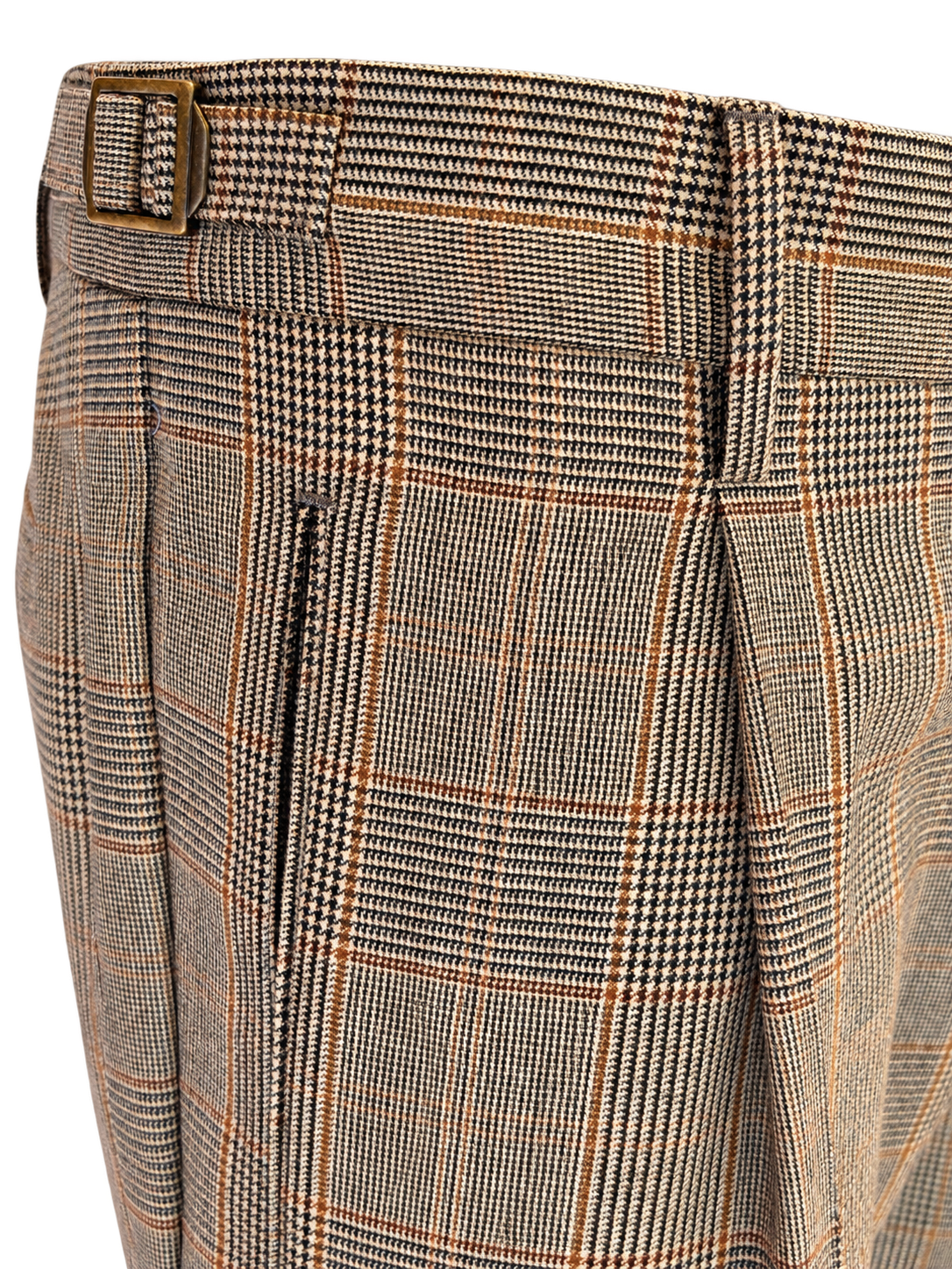Berwich — Pantalone Retro in lana leggera principe di Galles