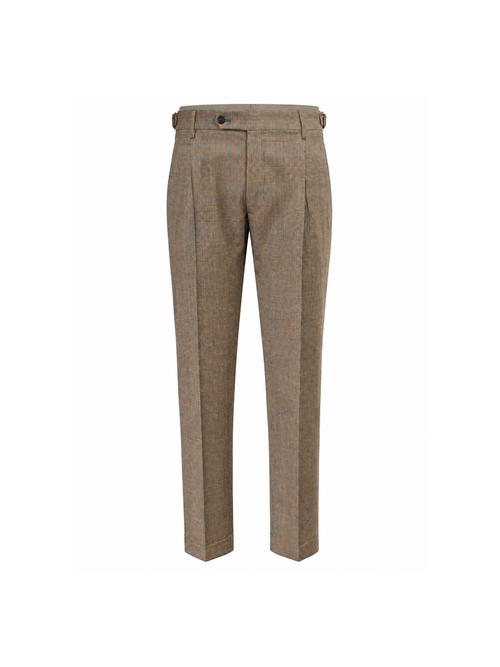 Berwich — Pantalone Retro in lana leggera principe di Galles